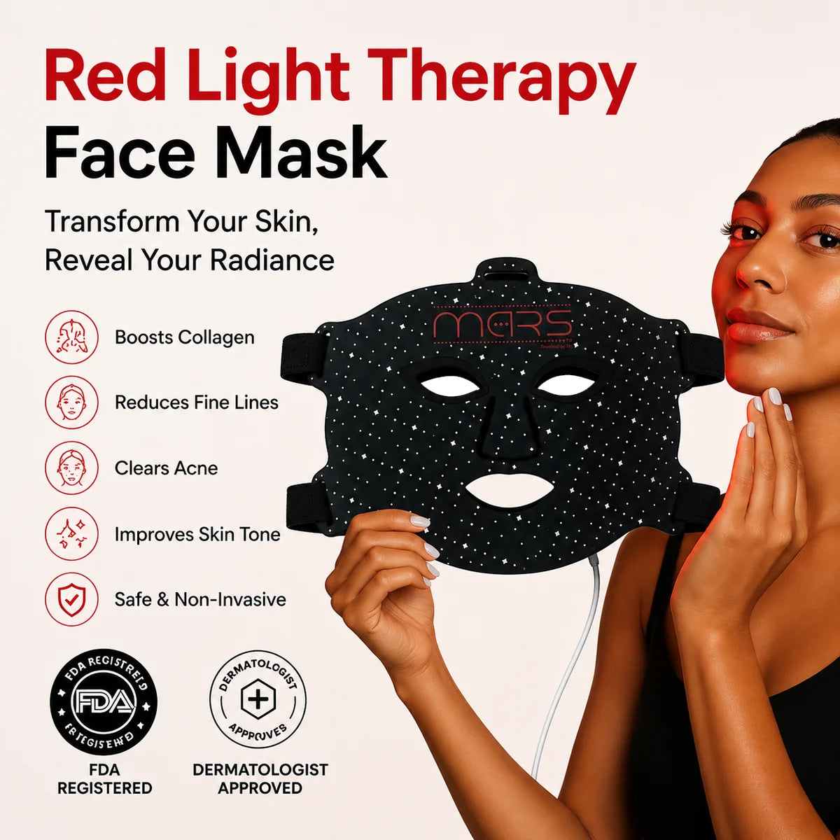 Red Light Therapy Mask